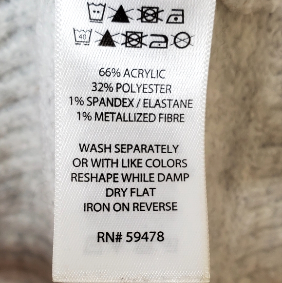 Silverflint fairisle cozy gray pink crewneck sweater small Cottagecore - Picture 3 of 3